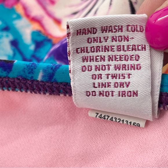 CANDIE'S Y2K Floral Drawstring 2 Piece String Twee Bikini Set Size XL - Picture 7 of 11